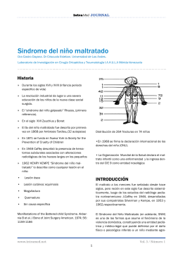Sindrome del niño maltratado