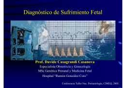 Diagnóstico de Sufrimiento Fetal - Sección de medicina materno