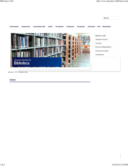 Biblioteca UAN - El Espectador
