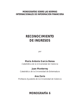 6. Reconocimiento de Ingresos.