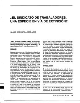 El sindicato de trabajadores, una especie en vía de extinción