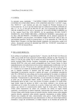 Y.P.N s/Homicidio culposo en concurso ideal con lesiones graves y