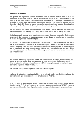 Tema: Dibujo Técnico 1 Los planos de ingeniería (dibujo mecánico