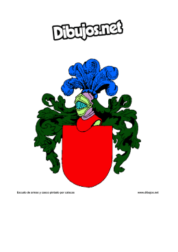 Escudo de armas y casco pintado por calacas www.dibujos.net