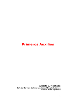 Primeros Auxilios - Consultas Médicas