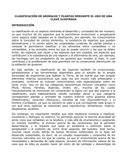 Actividad: Clave para la clasificación de animales y plantas