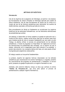 METODOS ESTADÍSTICOS Introducción. Uno de los objetivos de la