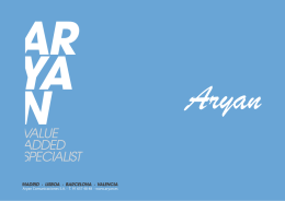Aryan Company Presentation 2016