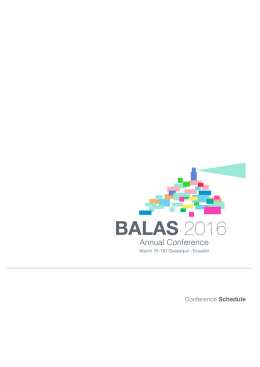 balas 2016 - The Business Association of Latin American Studies