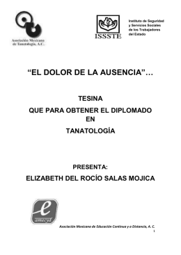 69. El dolor de la ausencia.