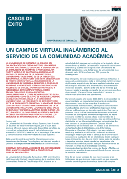 un campus virtual inalámbrico al servicio de la comunidad