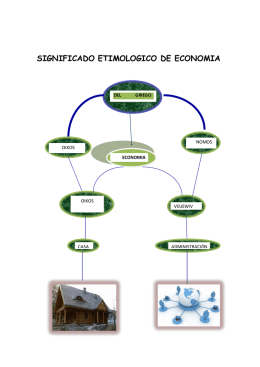 significado etimologico de economia