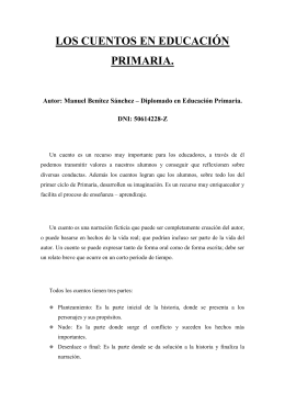 los cuentos en educación primaria
