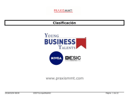 Clasificación