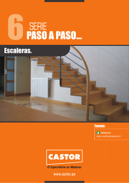 PASO A PASO 6 Escaleras