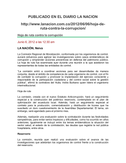PUBLICADO EN EL DIARIO LA NACION http://www.lanacion.com.co