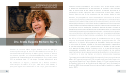 Dra. María Eugenia Romero Ibarra - Dgapa