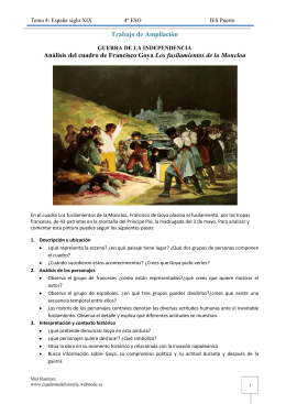 Trabajo de Ampliación Análisis del cuadro de Francisco Goya Los