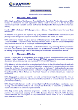 EFPA - Esma
