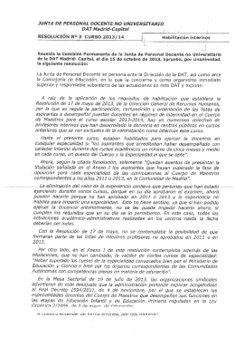 resolución nº 3 - FETE