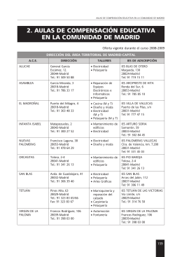2. AULAS DE COMPENSACIÓN EDUCATIVA EN LA COMUNIDAD