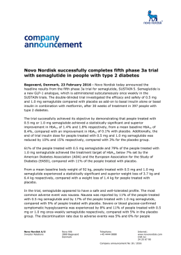 company announcement