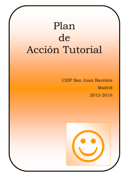 Plan de Acción Tutorial - CEIP San Juan Bautista