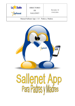 Manual usuario padre Sallenet App v1