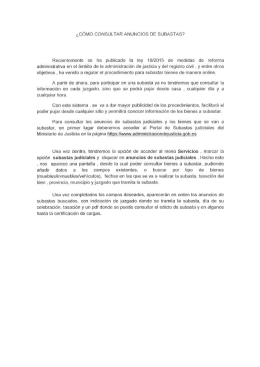 ¿cómo consultar anuncios de subastas judiciales?