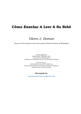 Cómo Enseñar A Leer A Su Bebé