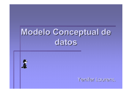 Modelo Conceptual de datos
