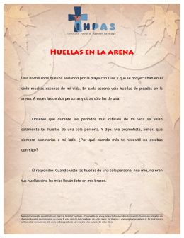 HUELLAS EN LA ARENA