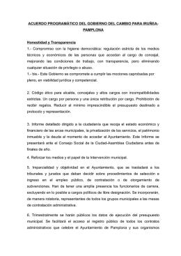 Acuerdo programático entre EH Bildu, Geroa Bai, Aranzadi e