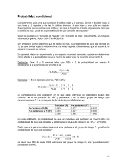 Probabilidad condicional