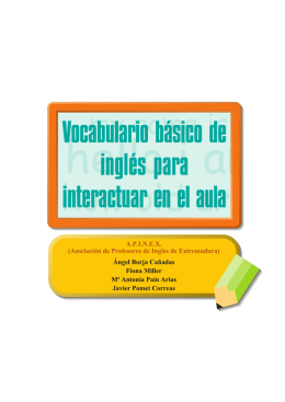 8. Vocabulario b&aacute;sico de ingl&eacute;s para interactuar