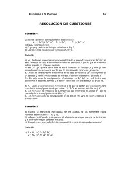 01-Estructura atómica y Sistema Periódico