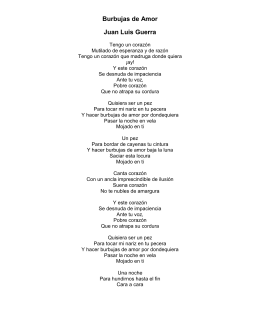 Burbujas de Amor Juan Luis Guerra - Rosal-CCHS