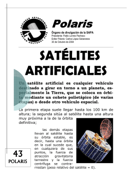satélites artificiales