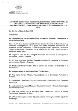 Acta Comisión ejecutiva 2/2008 14/04/2008 DESCARGAR