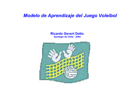 Modelo de aprendizaje del juego del voleibol Archivo