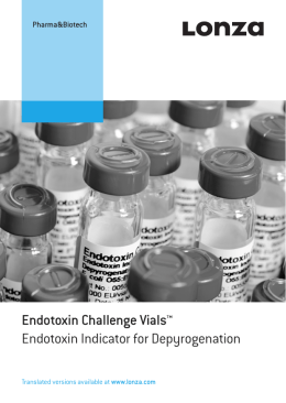 Endotoxin Challenge Vials