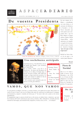 de la revista A Diario, diciembre 2008