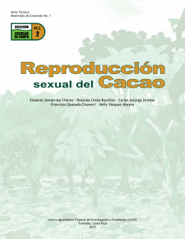 Reproducción sexual del cacao