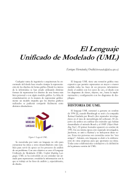 El Lenguaje Unificado de Modelado (UML)