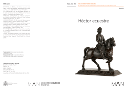 Héctor ecuestre - Museo Arqueológico Nacional