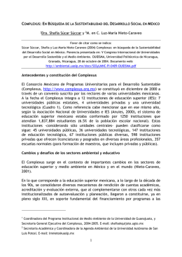 Shafia Sucar OUIDSMA 2004 - Agenda Ambiental de la UASLP