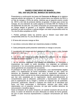 Bases - XXII Saló del Manga de Barcelona