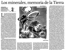 Los minerales, memoria e la Tierra