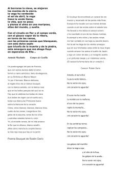 Poemas de Machado y Rubén Darío