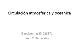 Circulación atmosferica y oceanica